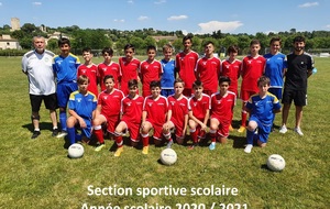 Section sportive scolaire 2020/2021
MAINTENON & UST